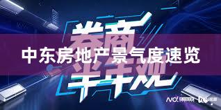 中东房地产景气度速览