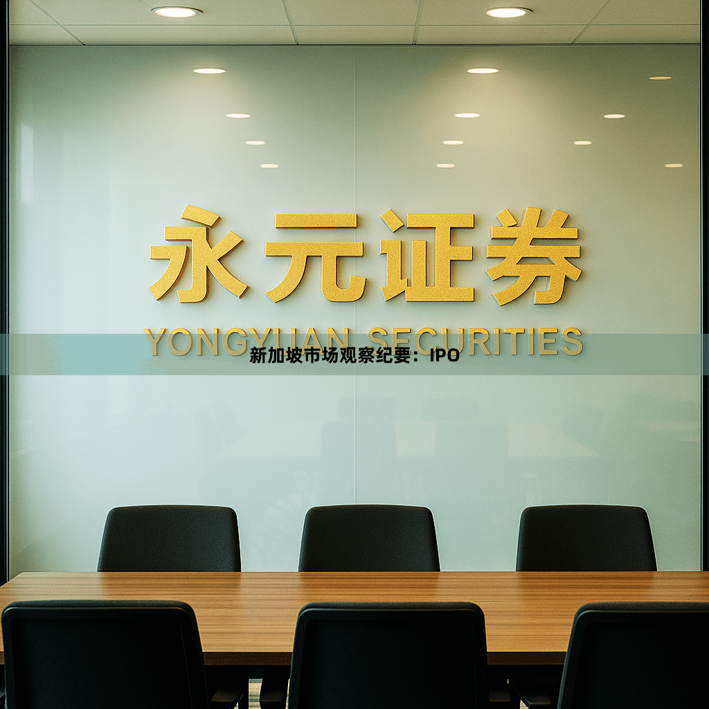 新加坡市场观察纪要：IPO