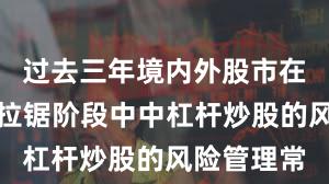 过去三年境内外股市在指数反复拉锯阶段中中杠杆炒股的风险管理常